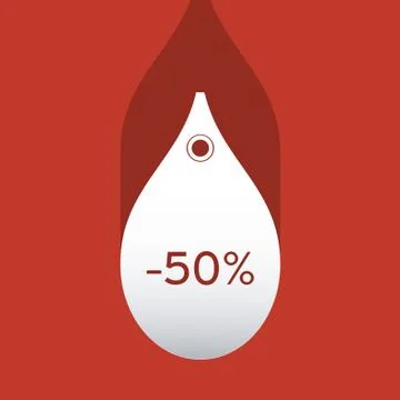 Falling prices Stock Illustration