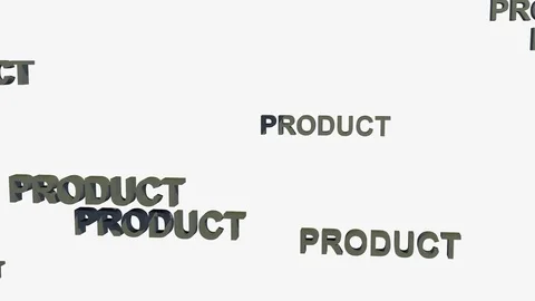 FALLING PRODUCT LOGOS Vídeos de archivo 73101266