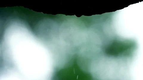 Falling rain and water drop from roof and Flowing Smoothly Down. in morning day 스톡 동영상 336571238