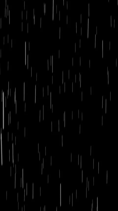Falling rain drop overlay on vertical black background, weather and storm scenes Stock Footage 340516077