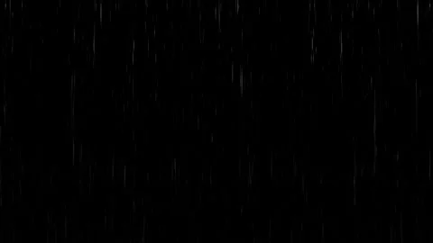 Falling Rain Drops Overlay Effect on Black Background for Video Compositing and Stock-Footage 338369093