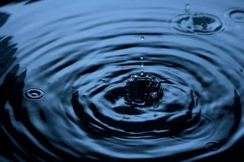 Falling rain drops Stock Photos
