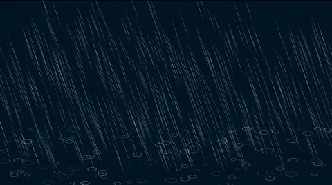 Falling Rain Stock Footage 864993