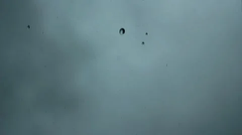 Falling Rain Stock Footage 10718001