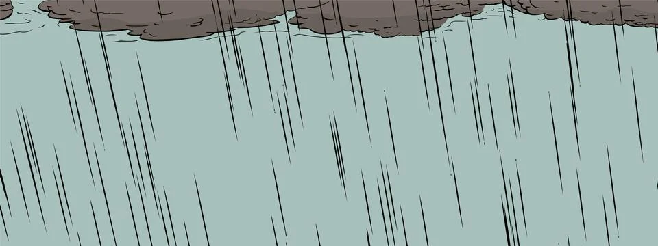 Falling Rain Stock Illustration