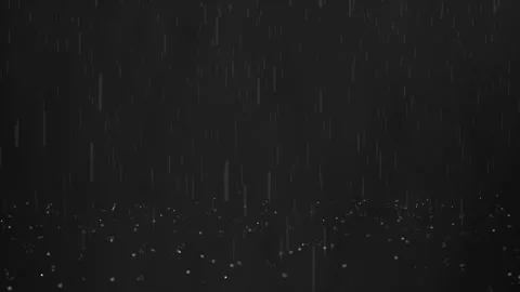 Falling rain with mist overlay motion graphic animation background. Stock Footage 280781343