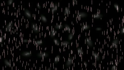 Falling Raindrops on Black Background - Atmospheric Weather Effect Stock Footage 331992184