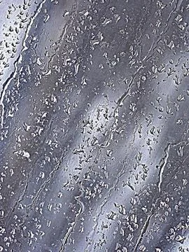 Falling raindrops create unusual and amazing Stock Photos