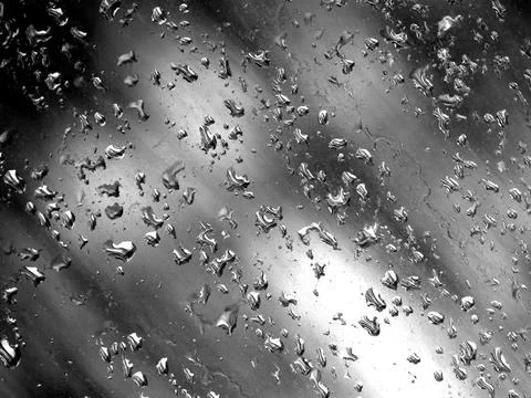 Falling raindrops create unusual and amazing Stock Photos