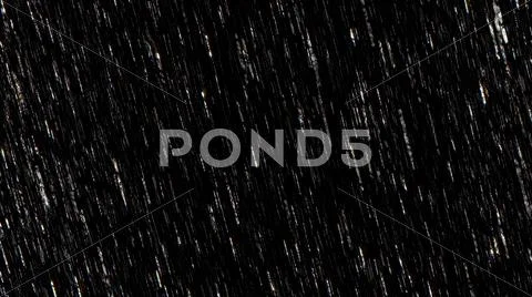 Falling raindrops footage animation in with start and end Stock Photos