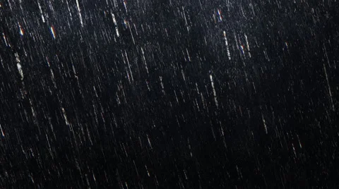 Falling raindrops in slow motion on dark background with start and end Stock Footage 67738276