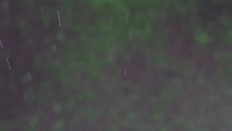 Falling raindrops top to bottom view Stock Footage 130107462