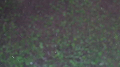 Falling raindrops top to bottom view Stock Footage 130107564