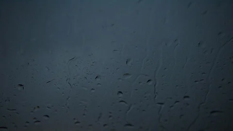 Falling raindrops at the window Stock-Footage 115800410