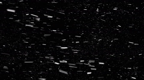 Falling real snowflakes from left to right with start and end Stock Footage 59740184