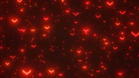 Falling Red Down Arrow Chevron Shapes Stock Market Crash Loss Concept Stock Footage 268803651