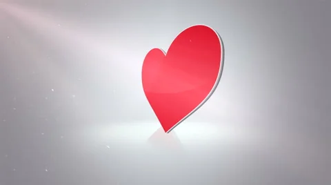 Falling Red Hearts Stock Footage 58316476