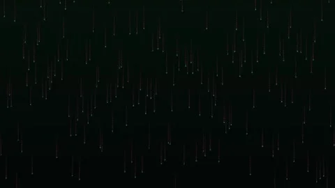 Falling Red Particles Create a Mesmerizing, Abstract Visual Effect Stock Footage 325251891