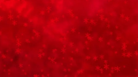 Falling Red snowflake  transparent 4k motion background for holiday celebrate. Stock Footage 320470688