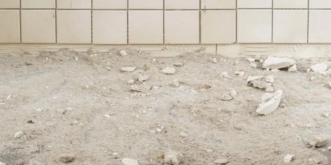 Falling red star Video stock 112091637