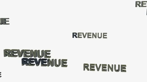 FALLING REVENUE LOGOS Vídeos de archivo 73101332