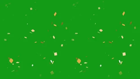Falling ribbon particles motion graphics with green screen background Stock Footage 137011453