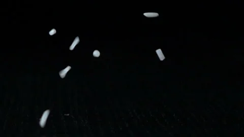 Falling rice Stock Footage 85635797