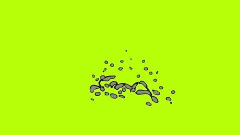 Falling rock animation. Perfect for cartoon videos, film elements, footage,.. Stock Footage 273276476