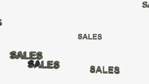 FALLING SALES LOGOS Vídeos de archivo 73100961