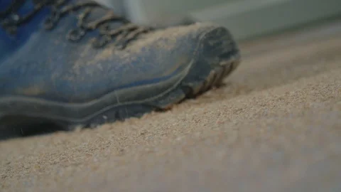 Falling sawdust Stock Footage 100327601