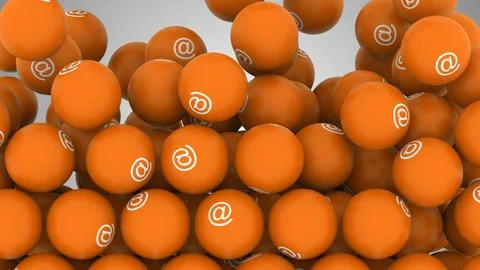 Falling Screen Balls Transition Animatio... | Stock Video | Pond5