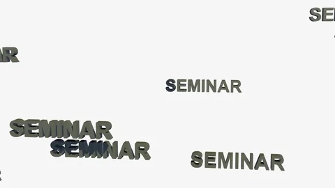 FALLING SEMINAR LOGOS Vídeos de archivo 73101287