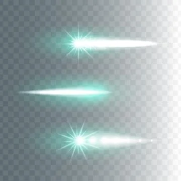 Falling set blue star glitter banner Stock Illustration