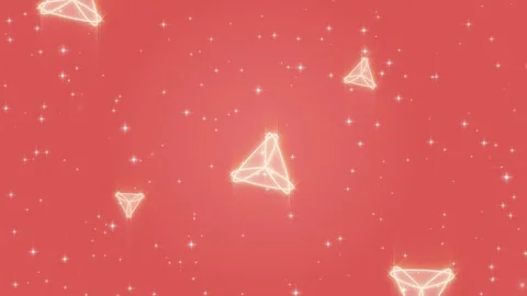 Falling Shapes Background Stock Footage 112641734