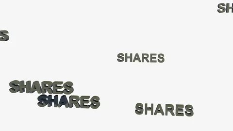 FALLING SHARES LOGOS Video stock 73101178