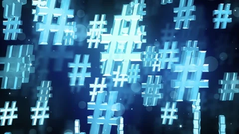 Falling Sharp Symbols Stock Footage 317840839