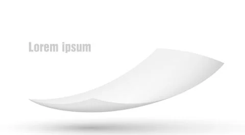 Falling sheets of paper Illustrazione stock