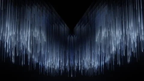 Falling Shimmering Light Streaks Stock Footage 279409958