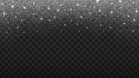 Falling silver spray confetti glitter background Иллюстрация
