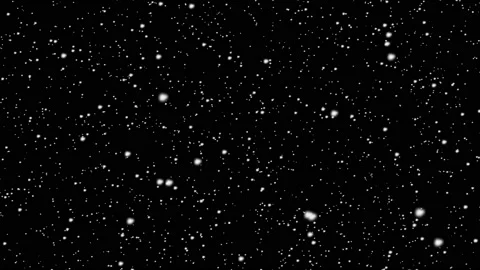 Falling small snowflakes on an alpha layer Stock Footage 221636067