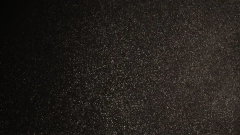 The falling of small white particles. slow motion Stock Footage 160058431