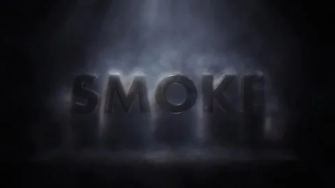 Falling Smoke Titles Stock After Effects
