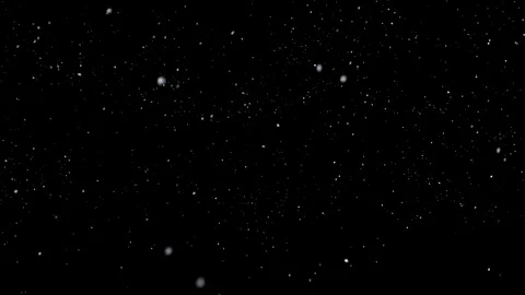 Falling Snow 003A + Alpha | turbulence - mid dense - camera horizontal Video stock 127655041