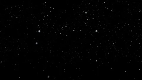 Falling Snow 004A + Alpha | turbulence - mid dense - camera horizontal Video stock 127655488