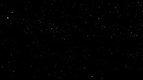 Falling Snow 015A + Alpha | turbulence - mid dense - camera horizontal Video stock 127654487