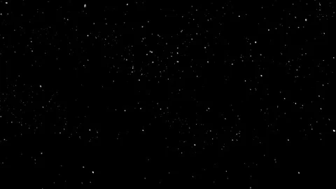 Falling Snow 018A + Alpha | drifting - mid dense - camera horizontal Video stock 127654483