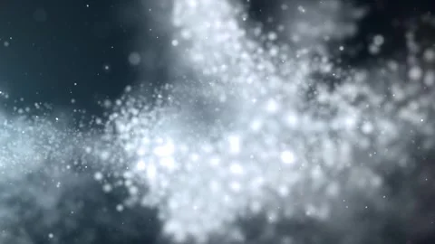 Falling Snow 4K UHD Background Video with Swirling Snowflakes and Magical W.. Stock Footage 344705485