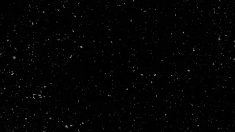 Falling Snow #6 - Black Sky - 4K Stock Footage 145888061