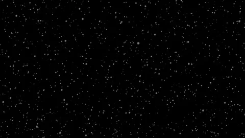 Falling Snow against Black Background Stock Footage 98594724