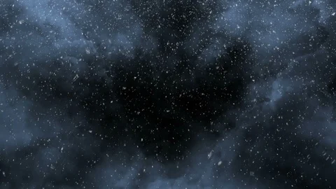 Falling Snow And Dark Clouds Vidéo 94661583